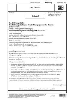 DIN EN 927-2 - DRAFT