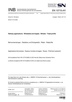 SNV SN EN 13715+A1