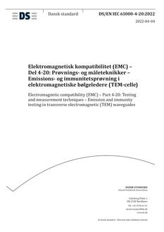 DANSK DS/EN IEC 61000-4-20
