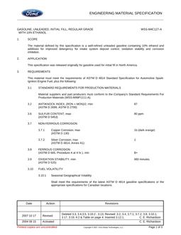 FORD WSS-M4C127-A