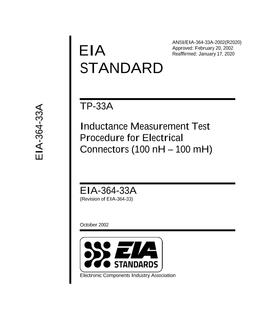 ECIA EIA-364-33A