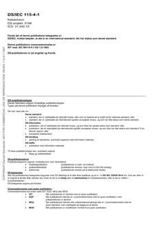 DANSK DS/IEC 115-4-1