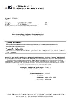 DANSK DSF/FPREN IEC 61158-6-X