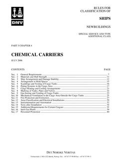 DNV DNV-RU-SHIPS PART 5 CHAPTER 4