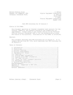 IETF RFC 1981