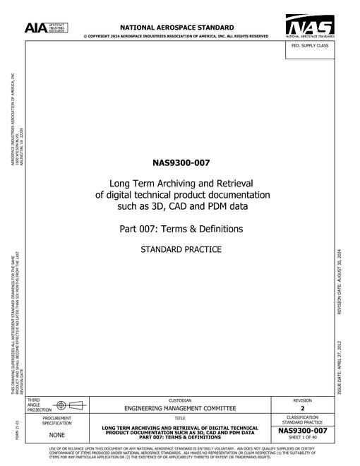 AIA NAS9300-007