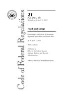 CFR 21CFR 170-199