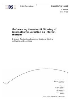 DANSK DS/CEN/TS 16080