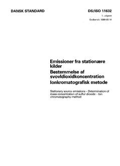 DANSK DS/ISO 11632