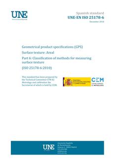 AENOR UNE-EN ISO 25178-6