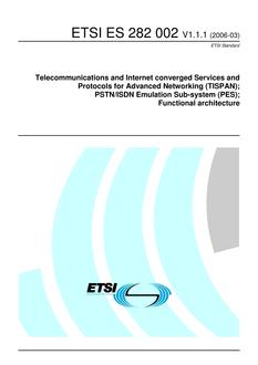 ETSI ES 282 002