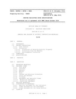 ARMY UFGS-02 42 91