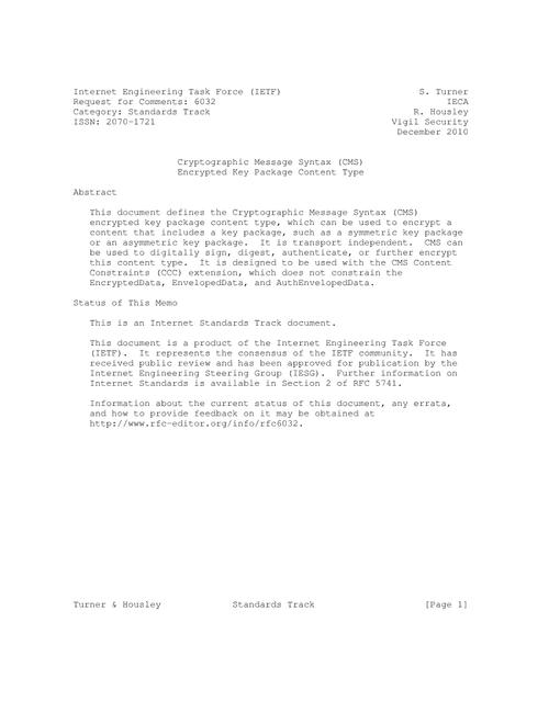 IETF RFC 6032