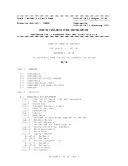 ARMY UFGS-33 09 53