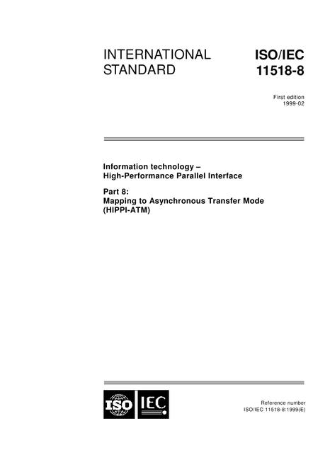 ISO/IEC 11518-8:1999