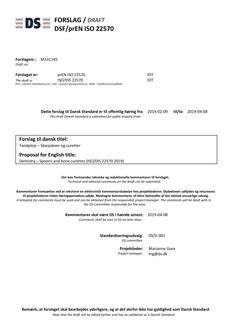 DANSK DSF/PREN ISO 22570