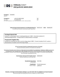 DANSK DSF/PREN IEC 60433