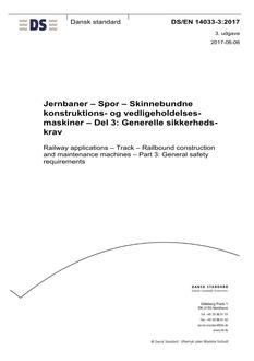 DANSK DS/EN 14033-3