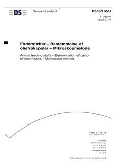 DANSK DS/ISO 5061