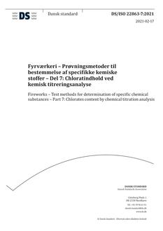 DANSK DS/ISO 22863-7