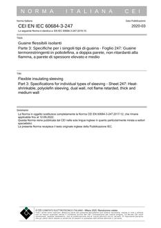 CEI EN IEC 60684-3-247