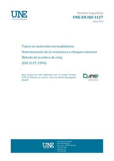 AENOR UNE-EN ISO 3127