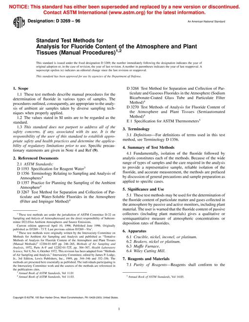 ASTM D3269-96