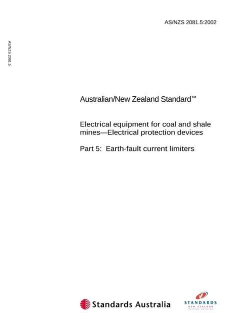 AS/NZS 2081.5:2002