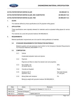 FORD SK-M99J9617-A2