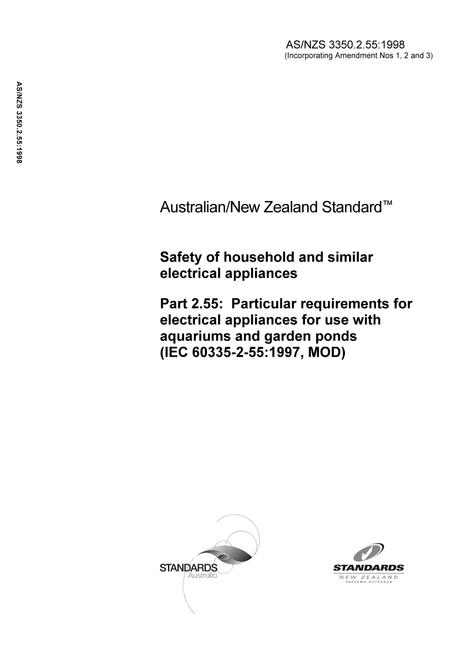 AS/NZS 3350.2.55:1998