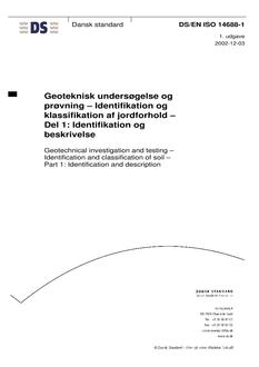 DANSK DS/EN ISO 14688-1