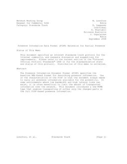 IETF RFC 5262