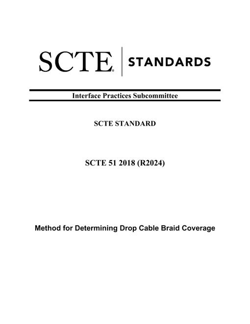SCTE 51 2018 (R2024)