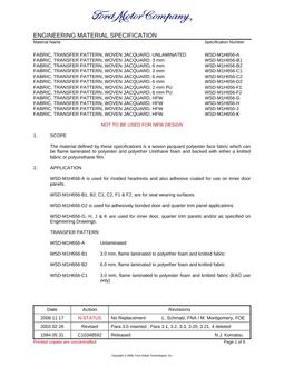 FORD WSD-M1H656-A