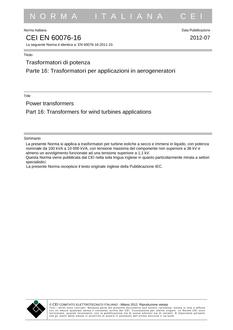 CEI EN 60076-16