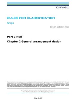 DNV DNVGL-RU-SHIPS PART 3 CHAPTER 2