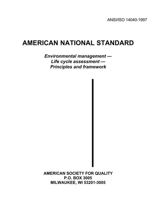 ASQ/ISO 14040-1997