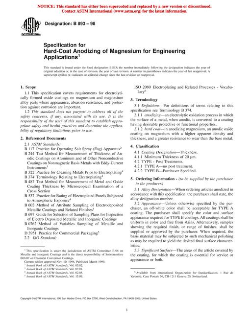 ASTM B893-98