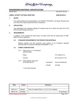 FORD WSS-M1H878-A