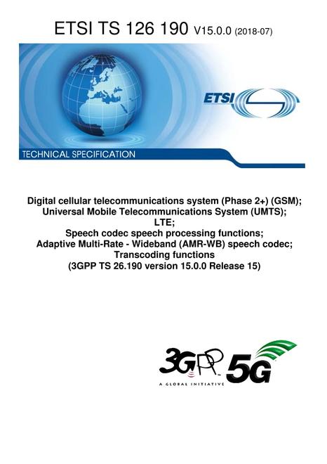 ETSI TS 126 190