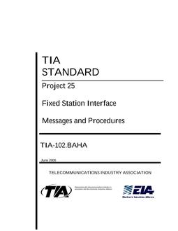 TIA TIA-102.BAHA