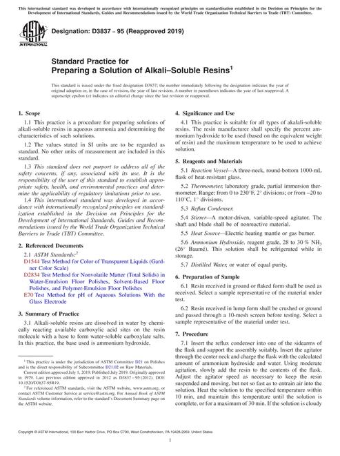 ASTM D3837-95(2019)