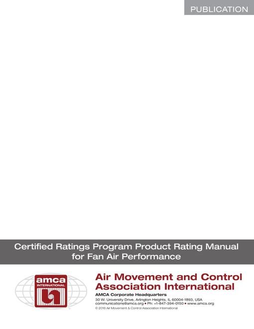 AMCA 211-13 (Rev. 10-18)