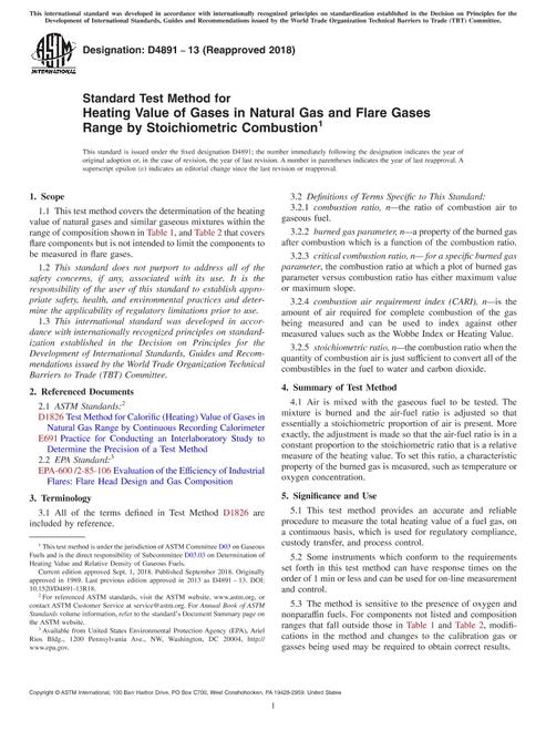 ASTM D4891-13(2018)