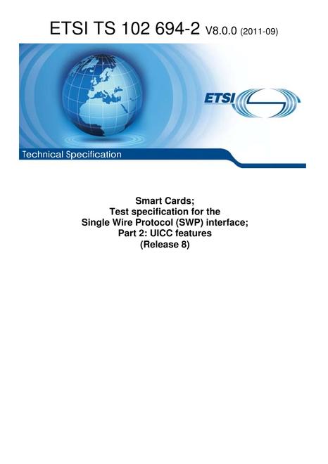 ETSI TS 102 694-2