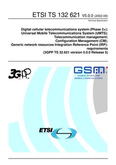 ETSI TS 132 621