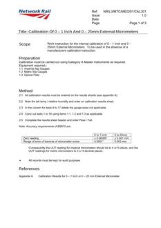 NR NR/L3/MTC/ME0201/CAL301 ISSUE 1