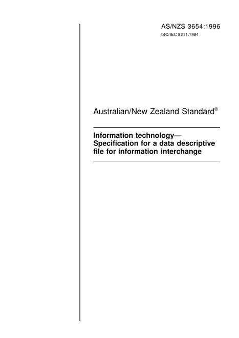AS/NZS 3654:1996