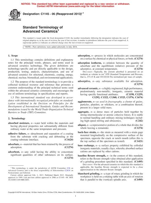 ASTM C1145-06(2013)e1