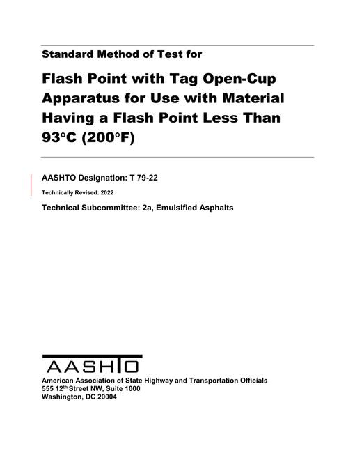 AASHTO T 79-22